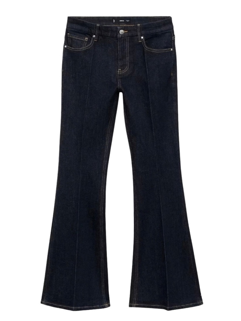 NWOT Mango (MNG) Violet Flared High-Rise Jeans (8)
